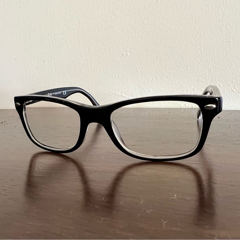RAY-BAN RB1531 KIDS Black Blue light blocker Glasses with New Sunglass Lenses